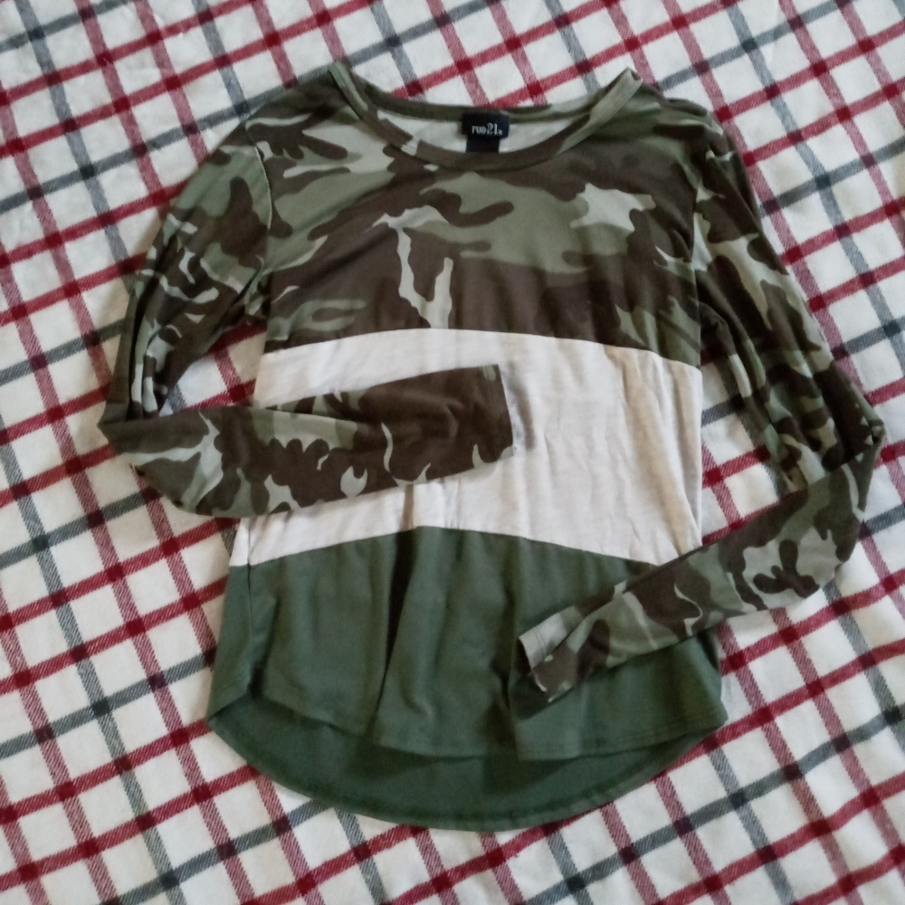 Girl Camo Long Sleeve